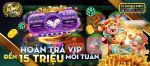 Sự kiện tặng vipcode 15 triệu cho người chơi tại Choáng Club Kingfun