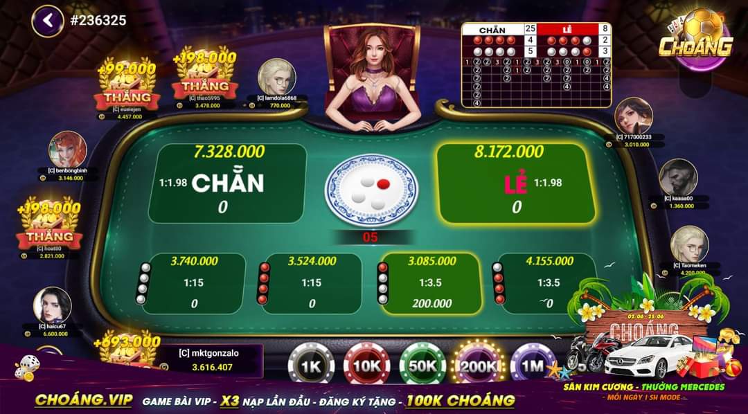 Cổng game cá cược trực tuyến Choáng Club